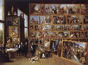 David Teniers, Arobduke Leopold Wilhelm in his gallery in Brussels